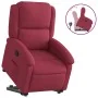 Sillón reclinable elevable terciopelo rojo tinto de , Sillones - Ref: Foro24-3204305, Precio: 299,12 €, Descuento: %