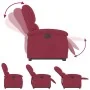 Sillón reclinable elevable terciopelo rojo tinto de , Sillones - Ref: Foro24-3204305, Precio: 299,12 €, Descuento: %