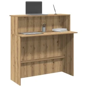Mostrador de recepción roble artisian 100x50x103,5 cm de , Escritorios - Ref: Foro24-859032, Precio: 107,84 €, Descuento: %