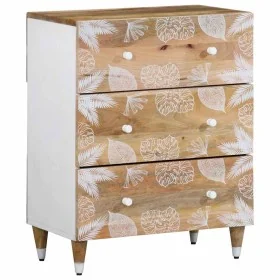 Aparador de madera maciza de mango 60x33,5x75 cm by , Lockers and storage cabinets - Ref: Foro24-4018667, Price: 136,83 €, Di...