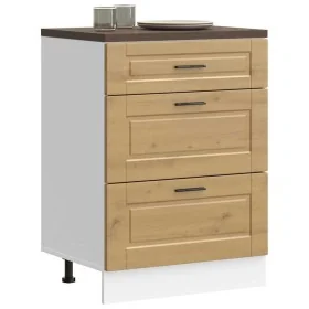 Mueble bajo de cocina porto roble artesano madera reconstituida de , Armarios de cocina - Ref: Foro24-854268, Precio: 120,62 ...