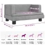 Cama para perros de terciopelo gris claro 60x40x30 cm de , Camas para perros - Ref: Foro24-171907, Precio: 67,48 €, Descuento: %