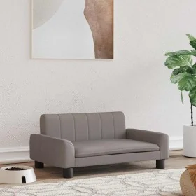 Cama para perros de tela gris taupé 70x45x30 cm de , Camas para perros - Ref: Foro24-171861, Precio: 76,24 €, Descuento: %