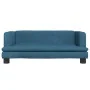 Cama para perros de terciopelo azul 80x45x30 cm de , Camas para perros - Ref: Foro24-171894, Precio: 67,98 €, Descuento: %
