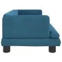 Cama para perros de terciopelo azul 80x45x30 cm de , Camas para perros - Ref: Foro24-171894, Precio: 67,98 €, Descuento: %