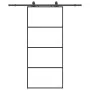 Puerta corredera con set herrajes negro 90x205 cm vidrio ESG von , Türen - Ref: Foro24-3375798, Preis: 261,75 €, Rabatt: %