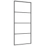 Puerta corredera con set herrajes negro 90x205 cm vidrio ESG von , Türen - Ref: Foro24-3375798, Preis: 261,75 €, Rabatt: %