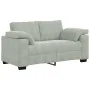 Juego de sofás con cojines 3 piezas terciopelo gris claro by , Sofas - Ref: Foro24-3324667, Price: 644,57 €, Discount: %