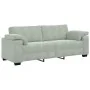 Juego de sofás con cojines 3 piezas terciopelo gris claro by , Sofas - Ref: Foro24-3324667, Price: 644,57 €, Discount: %