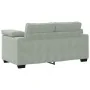 Juego de sofás con cojines 3 piezas terciopelo gris claro by , Sofas - Ref: Foro24-3324667, Price: 644,57 €, Discount: %