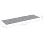 Tumbona con cojín gris madera de pino impregnada de , Tumbonas - Ref: Foro24-3065820, Precio: 123,88 €, Descuento: %
