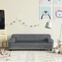 Sofá para niños de terciopelo gris oscuro 90x53x30 cm de , Mobiliario para bebés y niños pequeños - Ref: Foro24-3196281, Prec...