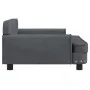 Sofá para niños de terciopelo gris oscuro 90x53x30 cm de , Mobiliario para bebés y niños pequeños - Ref: Foro24-3196281, Prec...