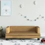 Sofá para niños de terciopelo marrón 80x45x30 cm de , Mobiliario para bebés y niños pequeños - Ref: Foro24-3196310, Precio: 6...