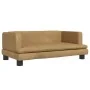 Sofá para niños de terciopelo marrón 80x45x30 cm de , Mobiliario para bebés y niños pequeños - Ref: Foro24-3196310, Precio: 6...
