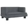 Sofá para niños de terciopelo gris oscuro 60x40x30 cm de , Mobiliario para bebés y niños pequeños - Ref: Foro24-3196319, Prec...