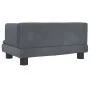 Sofá para niños de terciopelo gris oscuro 60x40x30 cm de , Mobiliario para bebés y niños pequeños - Ref: Foro24-3196319, Prec...