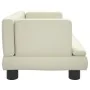 Sofá para niños de cuero sintético crema 60x40x30 cm de , Mobiliario para bebés y niños pequeños - Ref: Foro24-3196325, Preci...