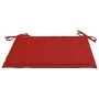 Sillas de jardín 2 unidades con cojines rojos madera de teca de , Sillas de jardín - Ref: Foro24-3062466, Precio: 147,14 €, D...
