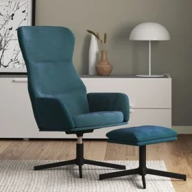 Sillón de relax con reposapiés terciopelo azul von , Sessel - Ref: Foro24-3097494, Preis: 141,56 €, Rabatt: %