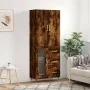 Aparador alto madera contrachapada roble ahumado 69,5x34x180 cm von , Sideboards - Ref: Foro24-3195944, Preis: 165,53 €, Raba...