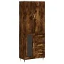 Aparador alto madera contrachapada roble ahumado 69,5x34x180 cm von , Sideboards - Ref: Foro24-3195944, Preis: 165,53 €, Raba...