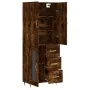 Aparador alto madera contrachapada roble ahumado 69,5x34x180 cm von , Sideboards - Ref: Foro24-3195944, Preis: 165,53 €, Raba...