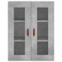 Aparador alto madera contrachapada gris hormigón 69,5x34x180 cm by , Sideboards - Ref: Foro24-3198317, Price: 167,04 €, Disco...