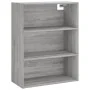 Aparador alto madera contrachapada gris sonoma 69,5x34x180 cm von , Sideboards - Ref: Foro24-3190035, Preis: 157,64 €, Rabatt: %
