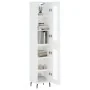 Aparador alto madera contrachapada blanco 34,5x34x180 cm by , Sideboards - Ref: Foro24-3199441, Price: 104,10 €, Discount: %