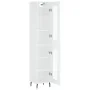 Aparador alto madera contrachapada blanco 34,5x34x180 cm by , Sideboards - Ref: Foro24-3199441, Price: 104,10 €, Discount: %