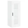 Aparador alto madera contrachapada blanco 34,5x34x180 cm by , Sideboards - Ref: Foro24-3199441, Price: 104,10 €, Discount: %