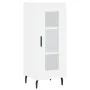 Aparador alto madera contrachapada blanco 34,5x34x180 cm by , Sideboards - Ref: Foro24-3199441, Price: 104,10 €, Discount: %