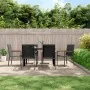 Sillas de jardín 6 uds textilene y acero negro 55x61,5x90 cm de , Sillas de jardín - Ref: Foro24-3187086, Precio: 346,85 €, D...