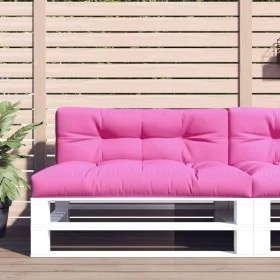 Cojín para palés tela rosa 120x40x12 cm de , Cojines para sillas y sofás - Ref: Foro24-360643, Precio: 32,20 €, Descuento: %