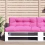 Cojín para palés tela rosa 120x40x12 cm de , Cojines para sillas y sofás - Ref: Foro24-360643, Precio: 32,20 €, Descuento: %