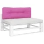 Cojín para palés tela rosa 120x40x12 cm de , Cojines para sillas y sofás - Ref: Foro24-360643, Precio: 32,20 €, Descuento: %