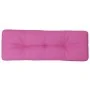 Cojín para palés tela rosa 120x40x12 cm de , Cojines para sillas y sofás - Ref: Foro24-360643, Precio: 32,20 €, Descuento: %