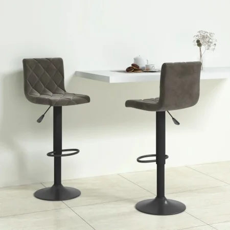 Taburetes de cocina 2 unidades terciopelo gris oscuro von , Küchenhocker - Ref: Foro24-333732, Preis: 127,68 €, Rabatt: %