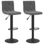 Taburetes de cocina 2 unidades terciopelo gris oscuro von , Küchenhocker - Ref: Foro24-333732, Preis: 127,68 €, Rabatt: %