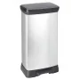 Curver Papelera de pedal Deco plateado 50 L de , Cubos de la basura y papeleras - Ref: Foro24-442064, Precio: 75,10 €, Descue...