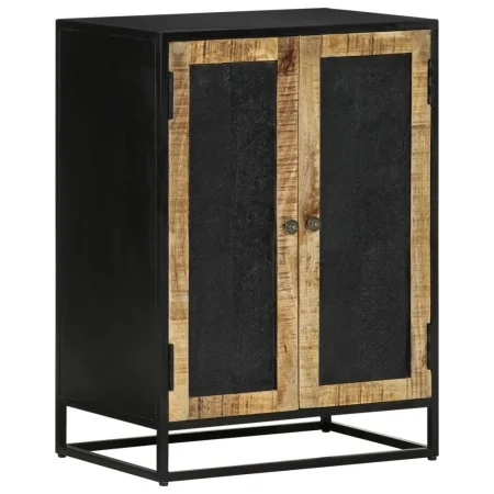 Aparador con 2 puertas hierro y madera maciza mango 55x35x75 cm de , Aparadores - Ref: Foro24-353888, Precio: 240,61 €, Descu...