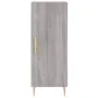 Aparador alto madera contrachapada gris Sonoma 34,5x34x180 cm by , Sideboards - Ref: Foro24-3199167, Price: 94,76 €, Discount: %
