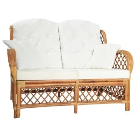 Sofá de 2 plazas de ratán marrón claro von , Sofas - Ref: Foro24-325474, Preis: 400,45 €, Rabatt: %