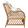 Sofá de 2 plazas de ratán marrón claro von , Sofas - Ref: Foro24-325474, Preis: 400,45 €, Rabatt: %