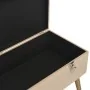 Banco con compartimento de terciopelo beige 80 cm by , Benches for halls and storage - Ref: Foro24-329933, Price: 91,98 €, Di...
