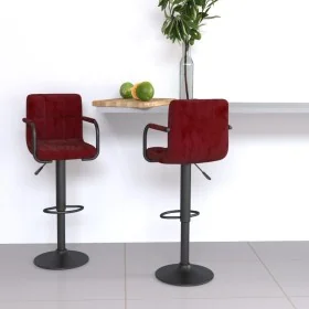 Taburetes de cocina 2 unidades terciopelo rojo vino tinto by , Kitchen stools - Ref: Foro24-334665, Price: 140,12 €, Discount: %