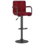 Taburetes de cocina 2 unidades terciopelo rojo vino tinto by , Kitchen stools - Ref: Foro24-334665, Price: 140,12 €, Discount: %