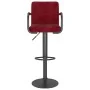 Taburetes de cocina 2 unidades terciopelo rojo vino tinto by , Kitchen stools - Ref: Foro24-334665, Price: 140,12 €, Discount: %