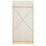 Armario de tela blanco 79x40x170 cm de , Armarios roperos - Ref: Foro24-248192, Precio: 96,01 €, Descuento: %